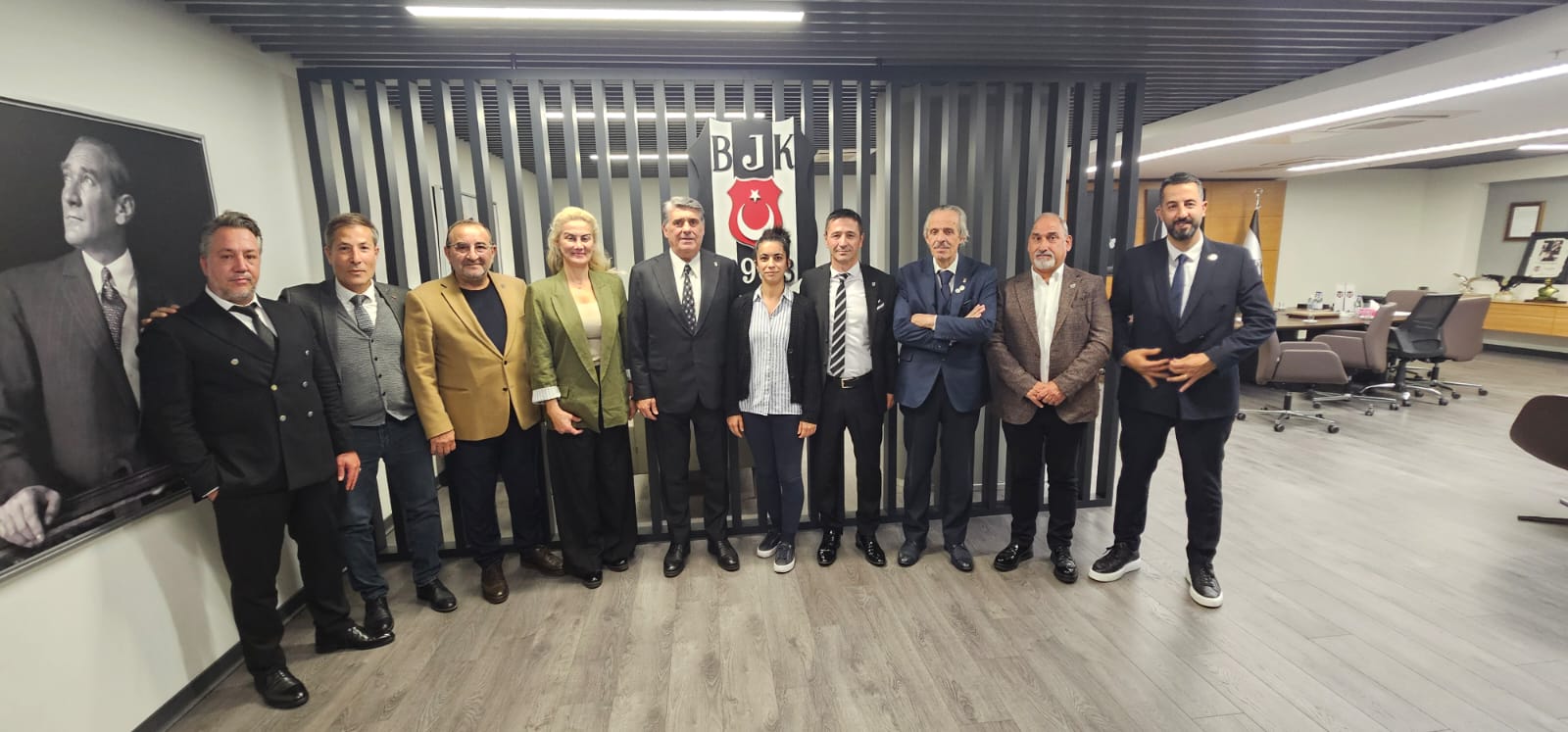Beşiktaş Başkanı Serdal Adalıya Ziyaret Ettik