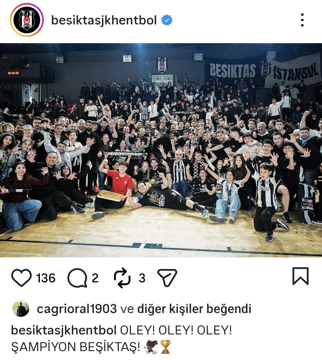 Şampiyonluk ma&ccedil;ında Hentbol de devredeydik 